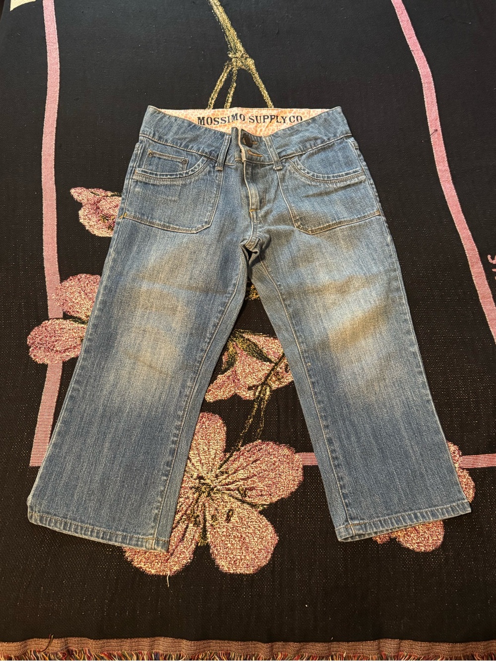 Mossimo Supply Co. Light Blue Straight-Leg Jeans Size 16 Girls